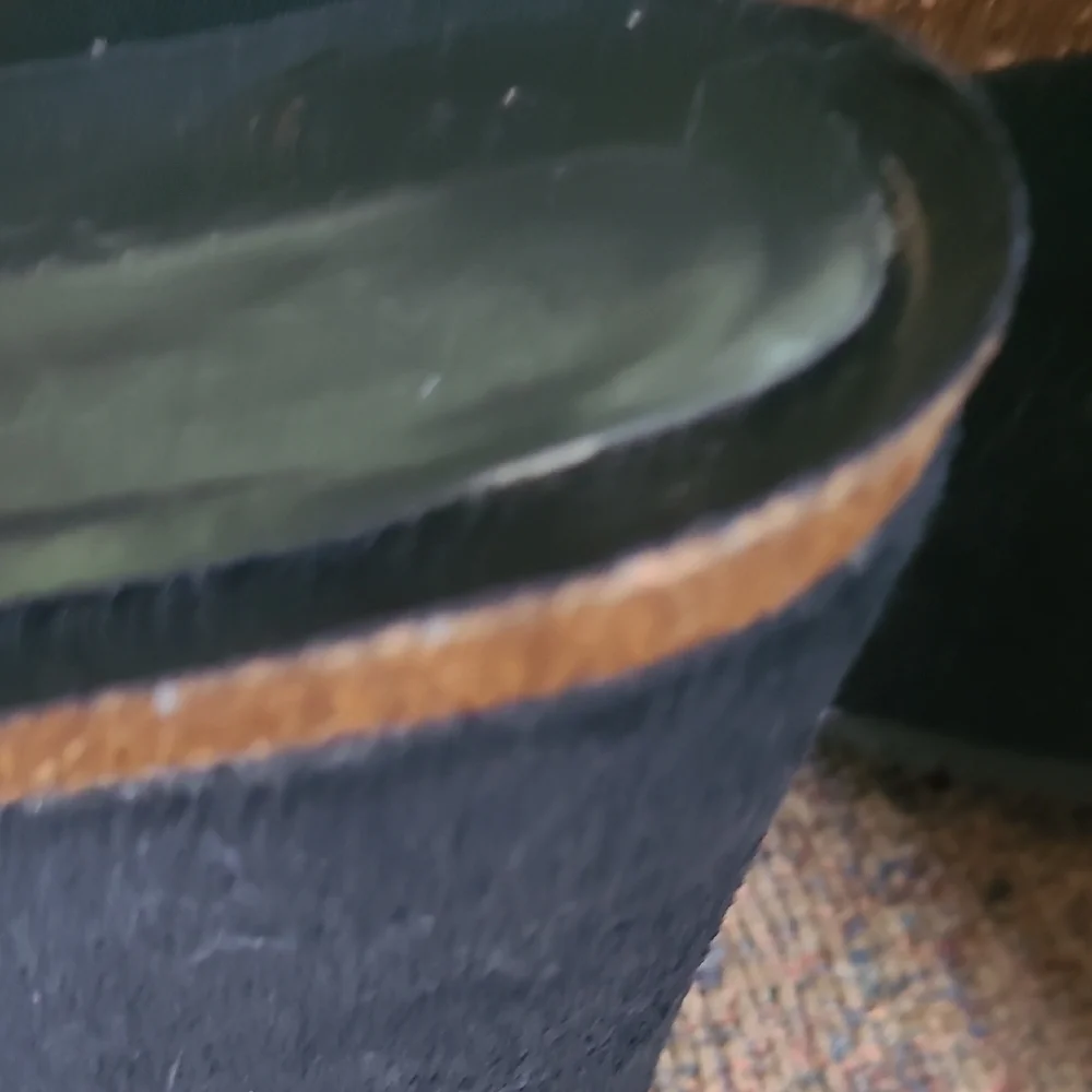 Donald Pliner Black Wedge Shoes with Slip-On Design - Picture 4 of 7
